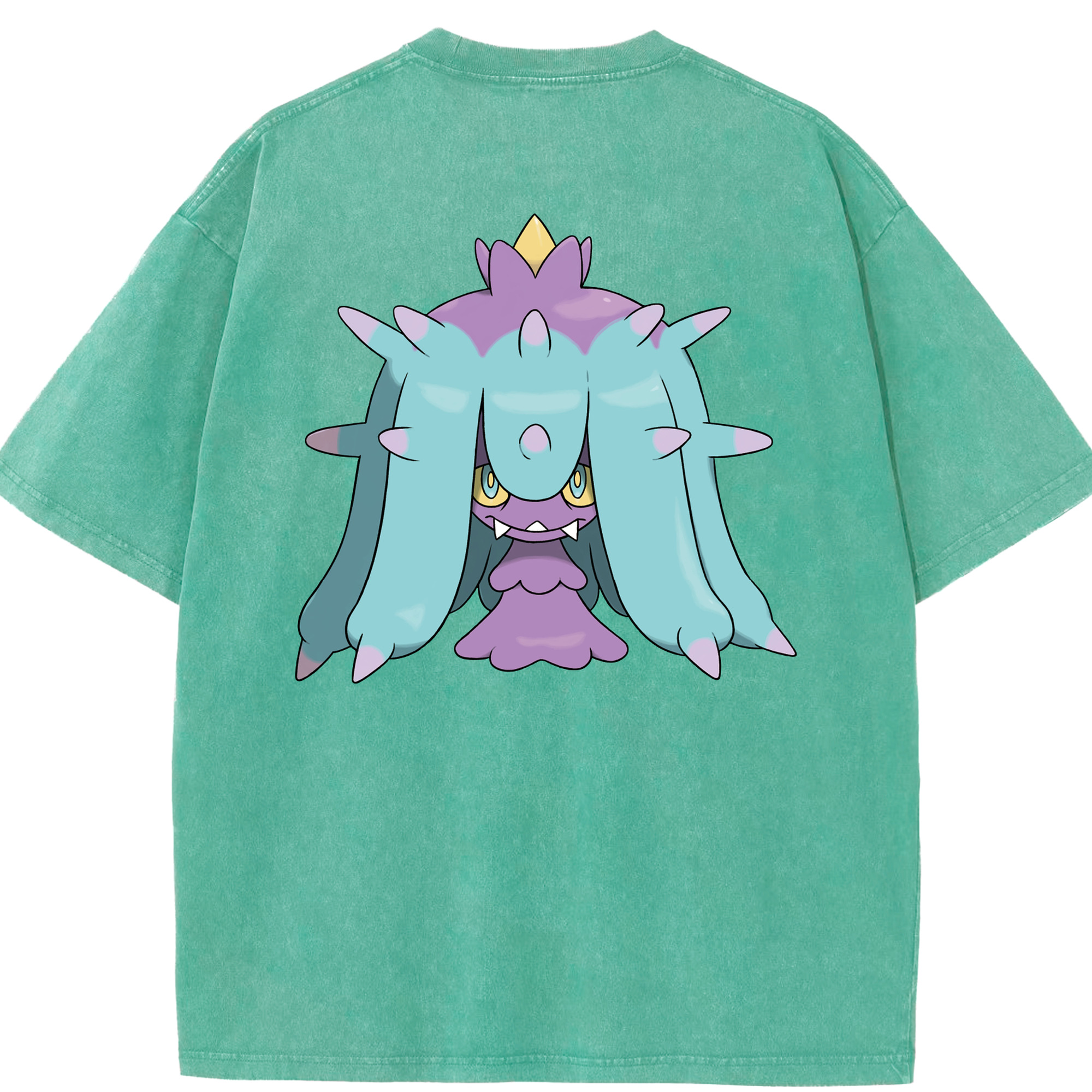 （画像用） ポケットモンスター Pokémon 綿100% ヴィンテージ風 半袖Tシャツ（背面プリント）
